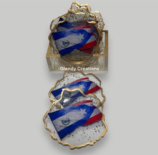 Set 4 piezas o 6 piezas Cousters 🇵🇷🇸🇻