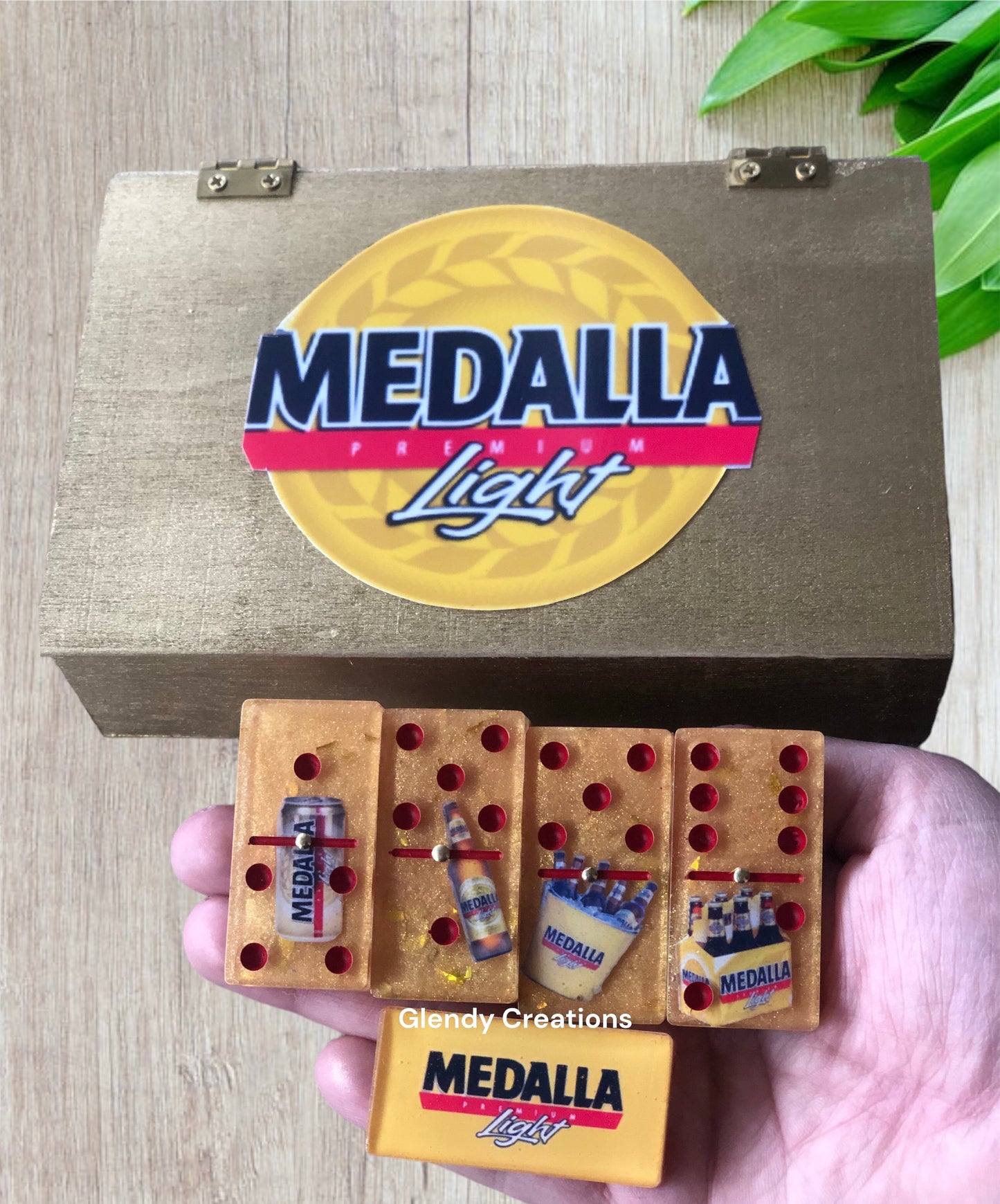 Beer themed dominoes