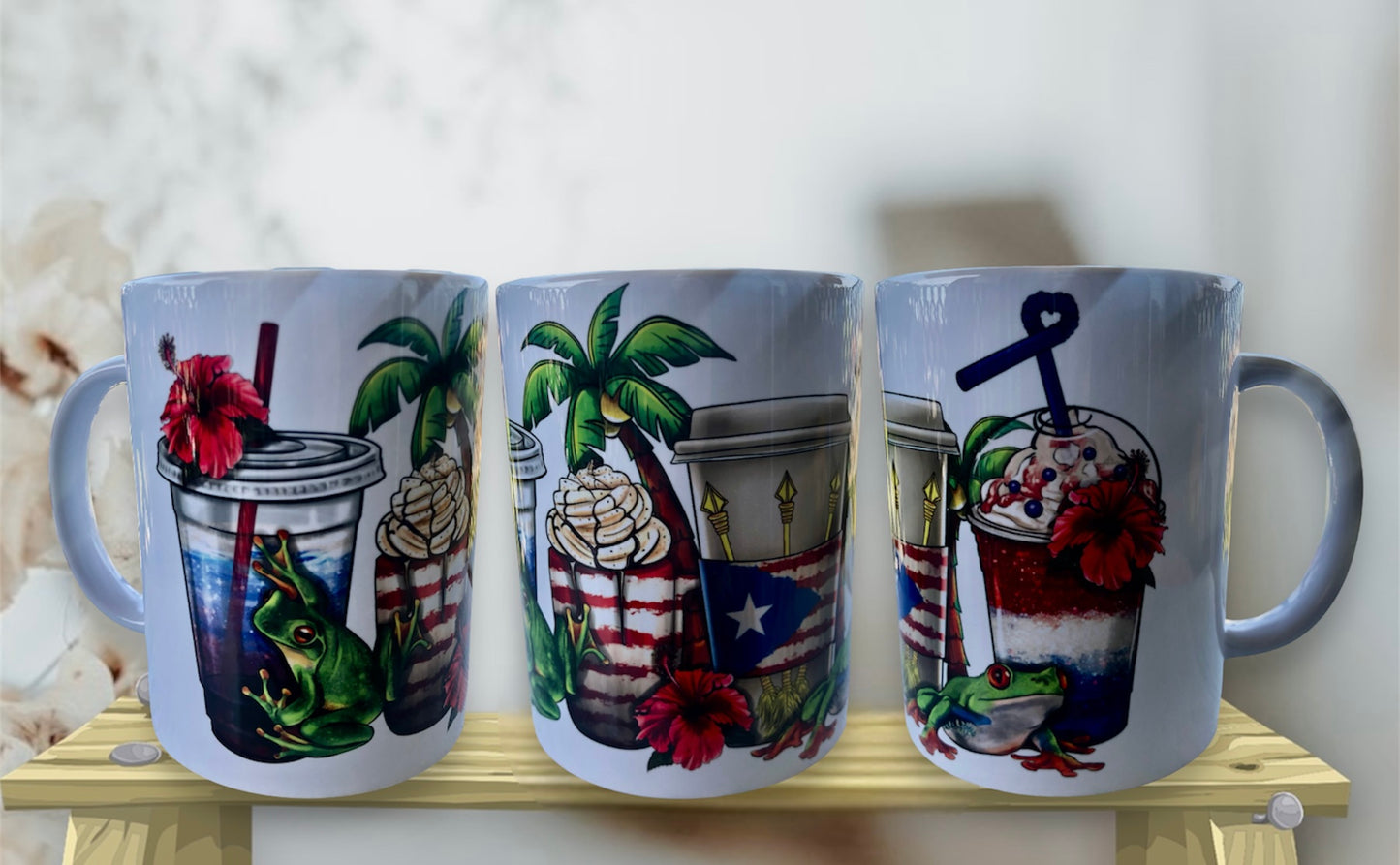 mug with Puerto Rico design