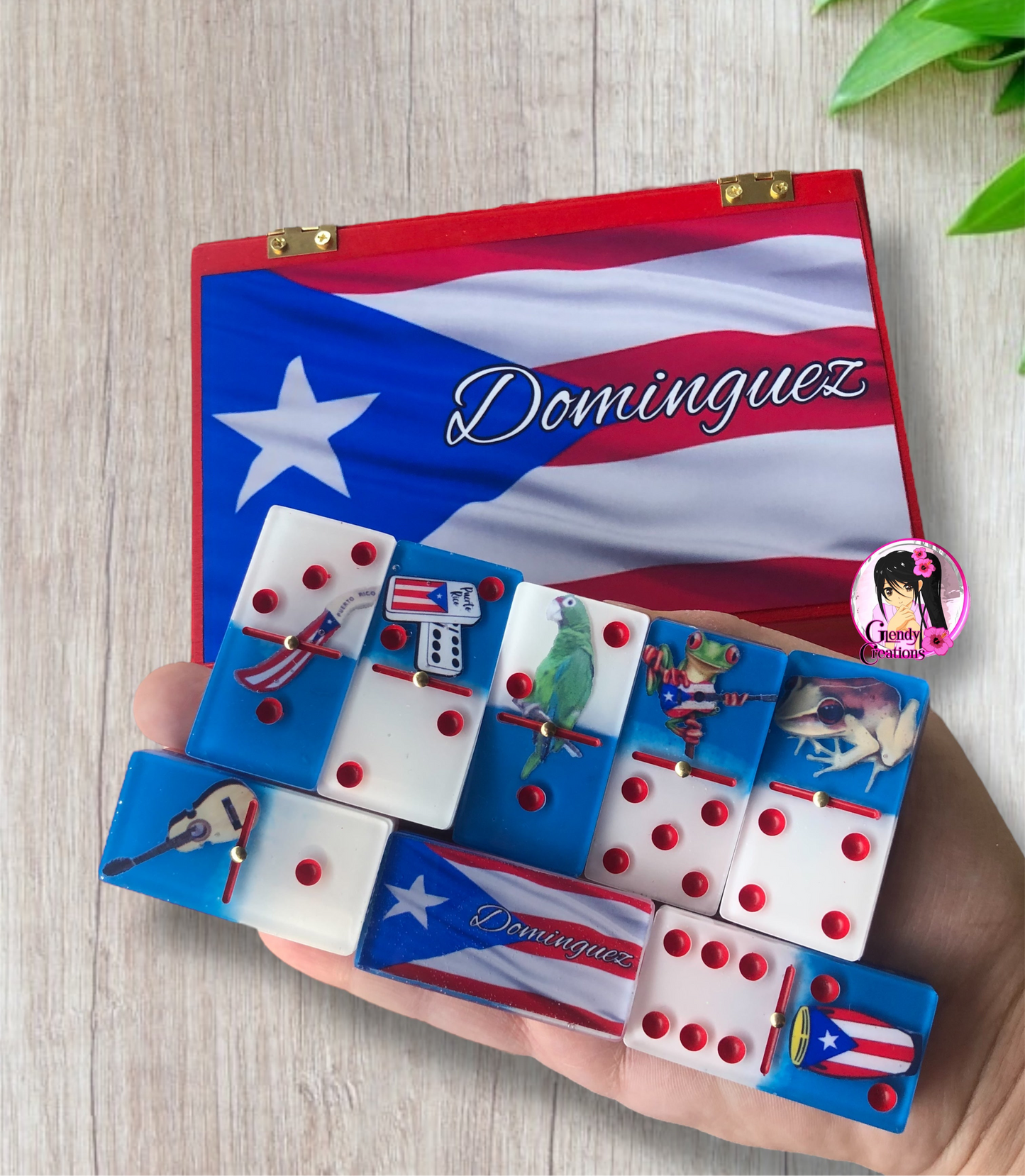 Dominó típico puertorriqueño