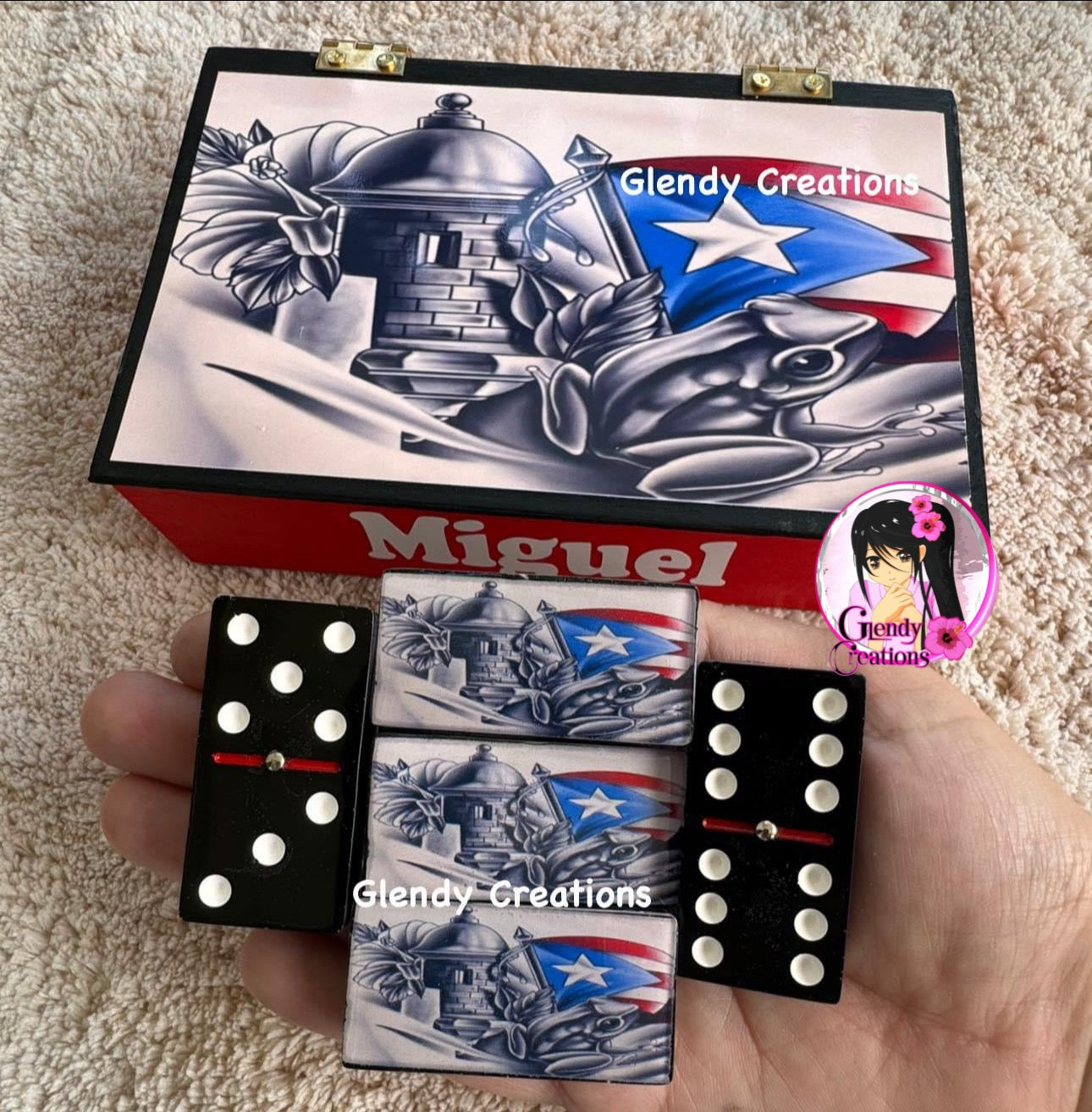 Dominoes double 6 typical image of Puerto Rico