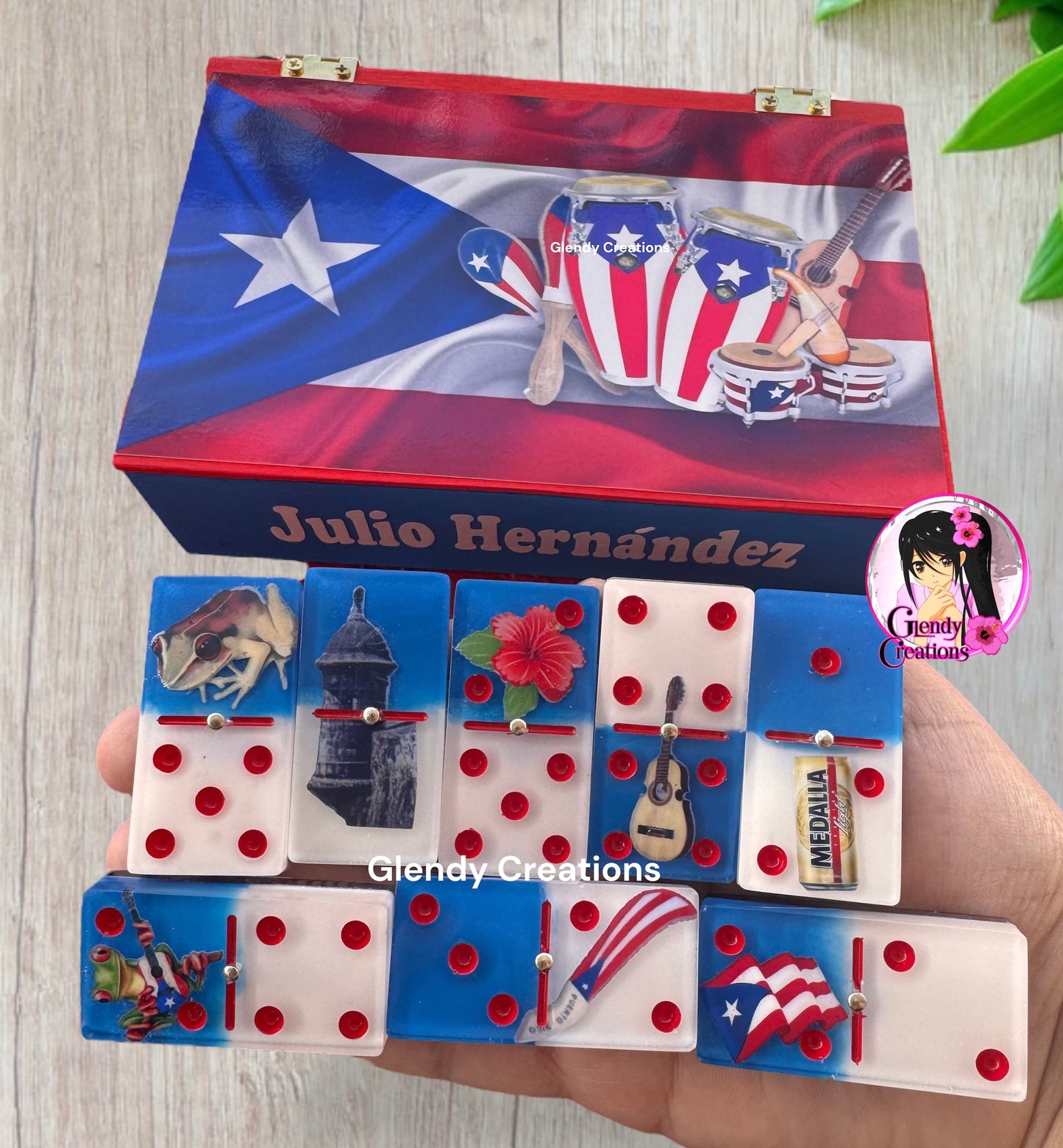 Typical Puerto Rican dominoes