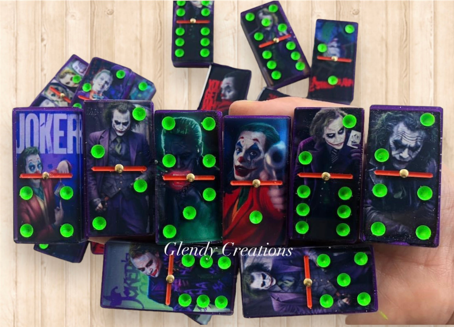 Double 6 Domino games of The Joker character