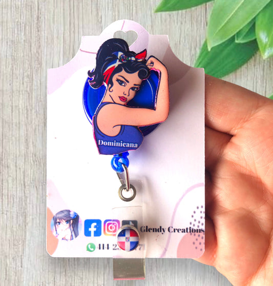 id badge girls Dominican Republic