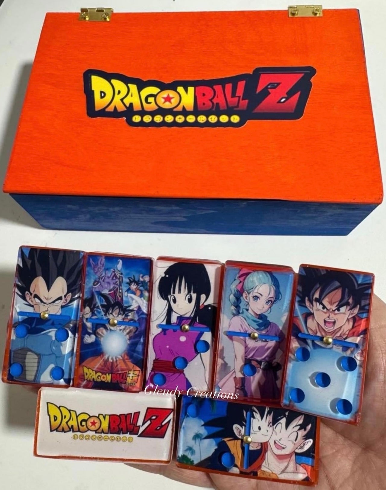 Dominos personalizados con los personajes de Dragón Ball Z