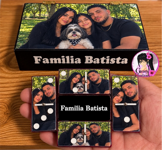 Personaliza tus Domino con fotos familiares /Juegos de Domino con fotos