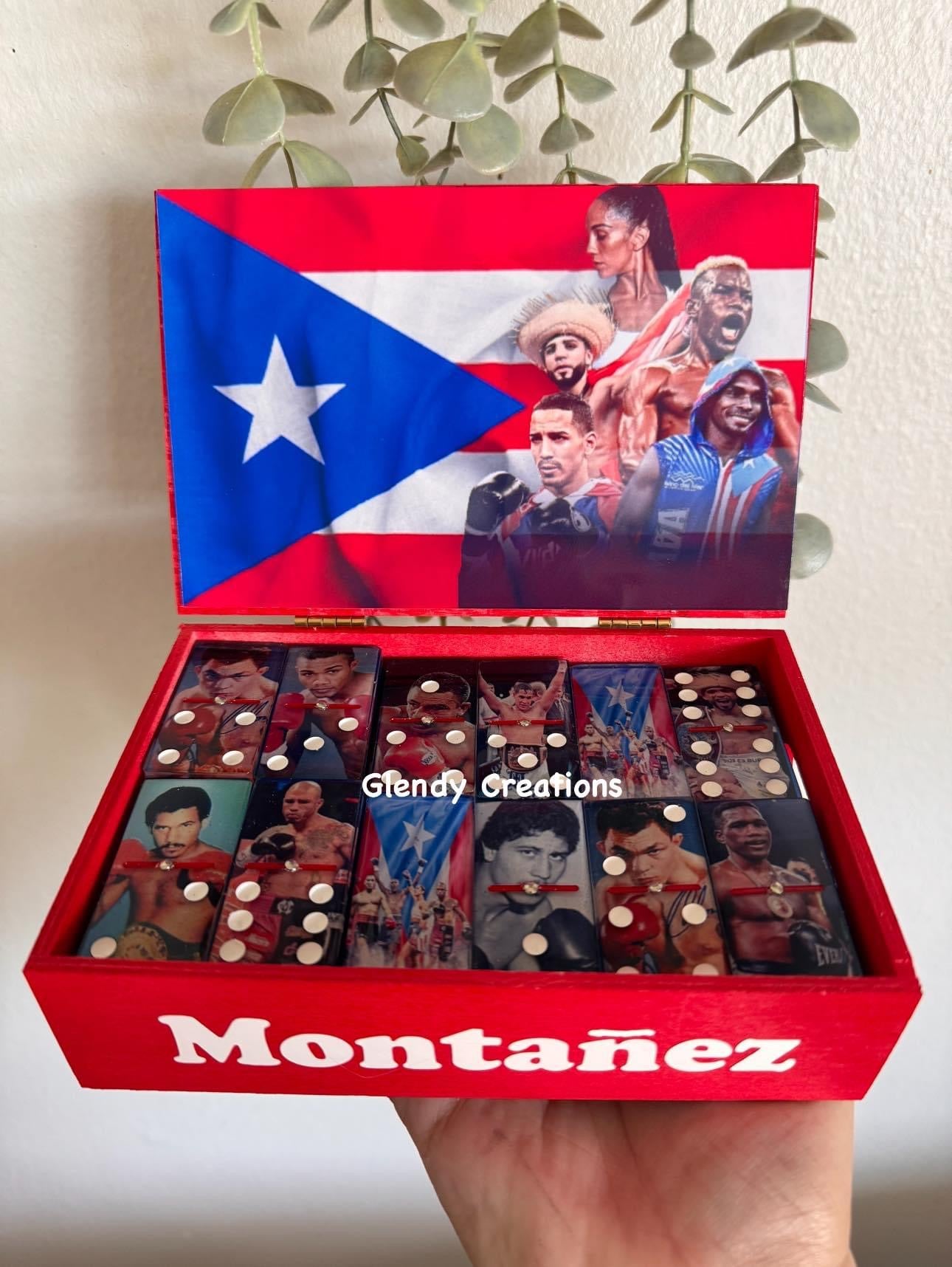 personalized boxing dominoes