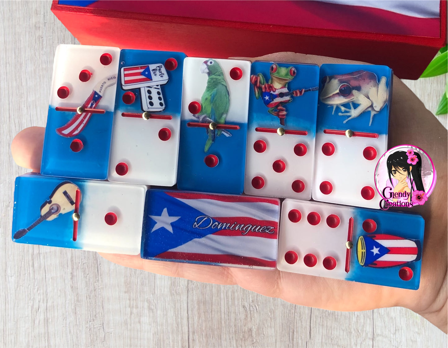 Dominó típico puertorriqueño