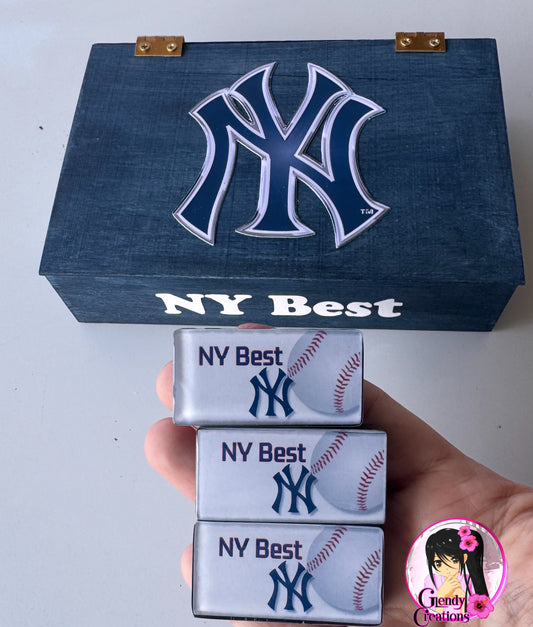 Dominó personalizado del equipo de los Yankee elige tus jugadores favorito (Dominos doble 6)
