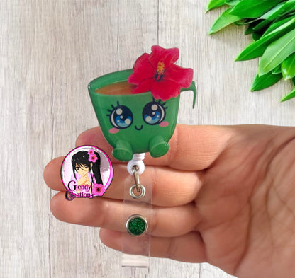 Id badge/Taza de mantequilla tradicional puertorriqueña / Taza de café