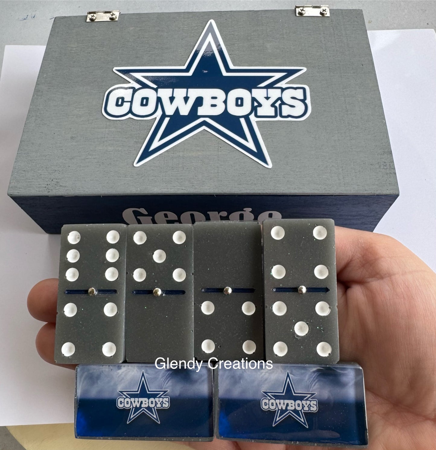 Double 6 Dominoes with the CowBoys team