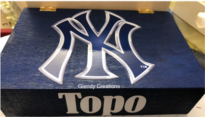 Dominó personalizado del equipo Yankee doble 6,elige tu jugador favorito