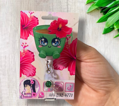 Id badge/Taza de mantequilla tradicional puertorriqueña / Taza de café