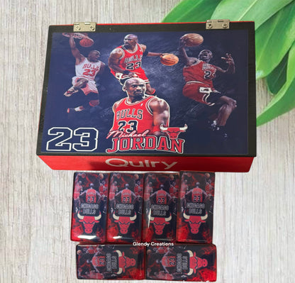 Personalized Michael Jordan Double 6 Dominoes