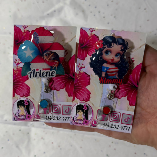 Oferta Especial: 2 Badge Reels Personalizados