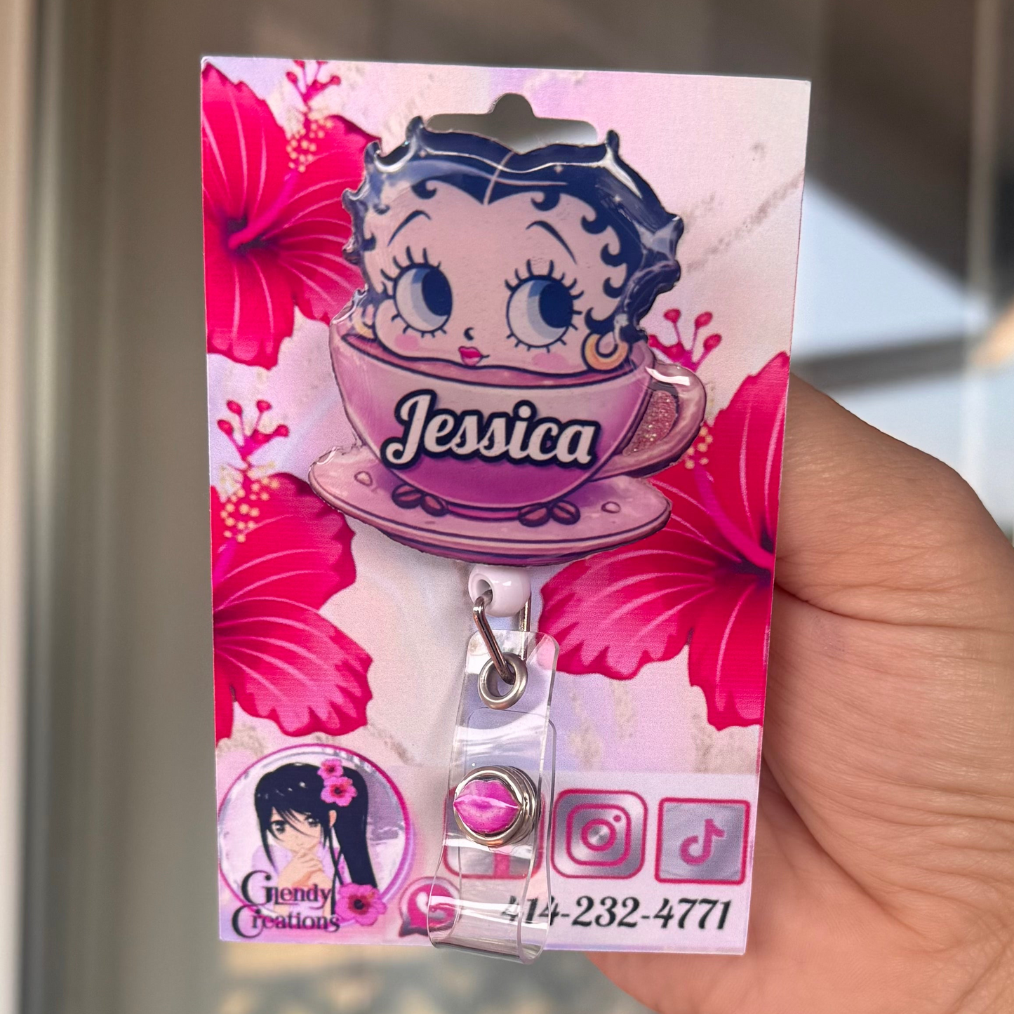 Betty Boop / id badge