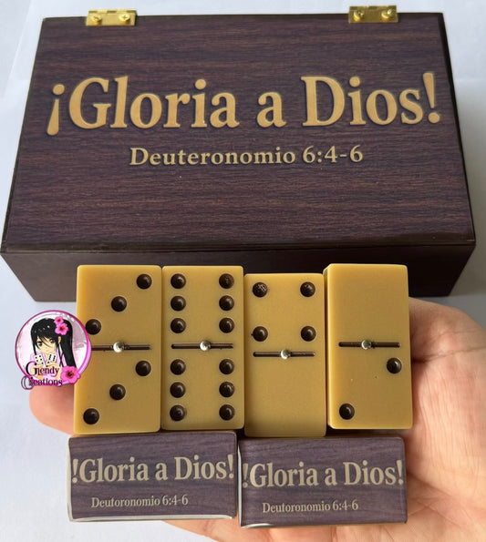 Dominó Personalizado con Mensaje Bíblico | Dominó Cristiano Personalizado