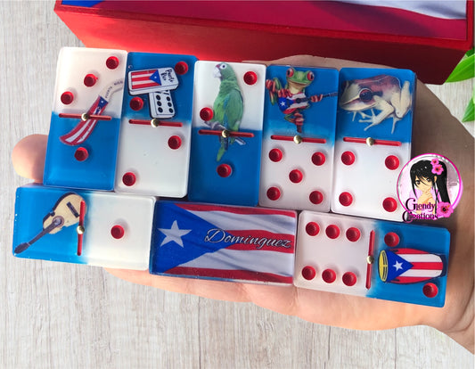 Dominó típico puertorriqueño