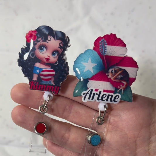 Oferta Especial: 2 Badge Reels Personalizados