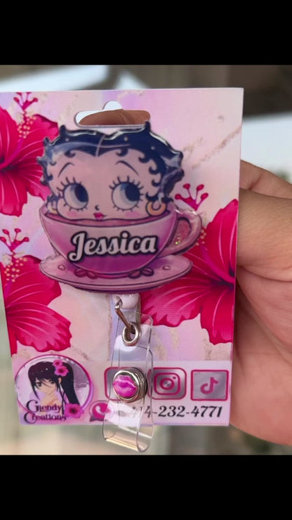 Betty Boop / id badge