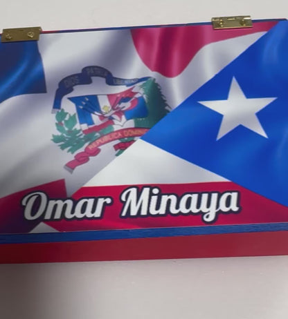 Juego de Dominó Temático – Banderas RD y Puerto Rico