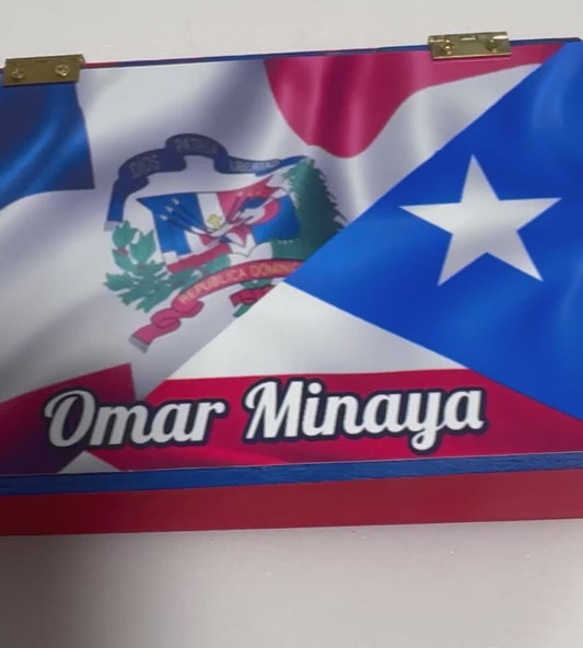 Juego de Dominó Temático – Banderas RD y Puerto Rico